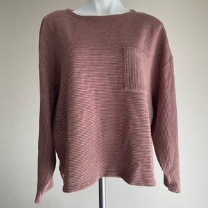 a new day Ribbed Crewneck